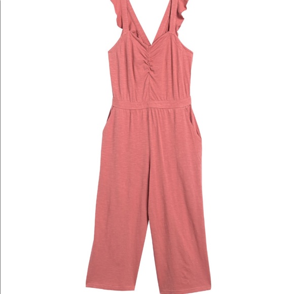 Susina ruffle Cinch top jumpsuit  XS NWT - Picture 2 of 10